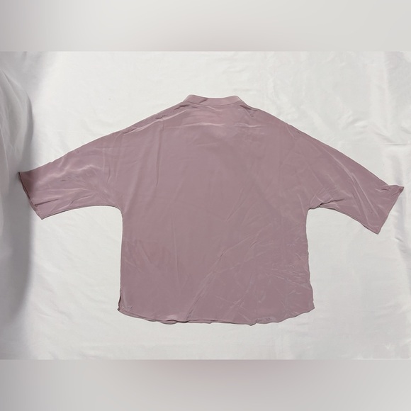 3/4 Sleeve 100% Silk Blouse - Picture 6 of 10